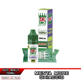 DK Salts BLACKBERRY GARDEN MINT Liquido Pronto Sali di Nicotina 10ml DONUT KING Mora Menta Ice
