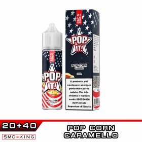 POP CORN CARAMEL Pop It Aroma Shot 20ml Reload Vape PopCorn Caramello