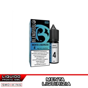 MENTA liquirizia 10ml Liquido Pronto Nicotina BLENDFEEL Menta Liquirizia
