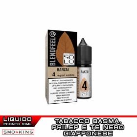 BANZAI Solo Liquido Pronto 10 ml Organico Coil Friendly | Smo-King
