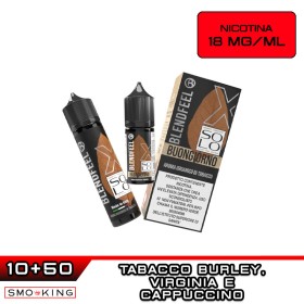 BUONGIORNO SOLO X60 Liquido Shot 10ml (10+50) BLENDFEEL Tabacco Burley Virginia Cappuccino