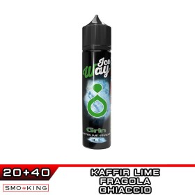 Ice Way GRIN Aroma Shot 20ml BLENDFEEL Keffir Lime Fragola Ice