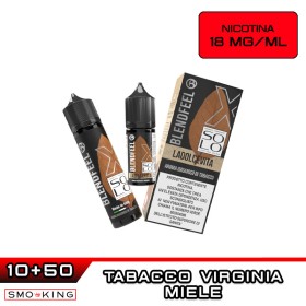 LA DOLCE VITA SOLO X60 Liquido Shot 10ml (10+50) BLENDFEEL Tabacco Virginia Miele
