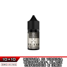 BALKAN MIXTURE Estratto di Tabacco Mini Shot 10+10ml VAPOR CAVE Mistura Tabacco Latakia Virginia Black Cavendish Izmir