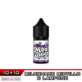 MOO JUICE MIRTILLO E LAMPONE Mini Shot 10+10 ml GALACTIKA Milkshake Mirtillo Lampone