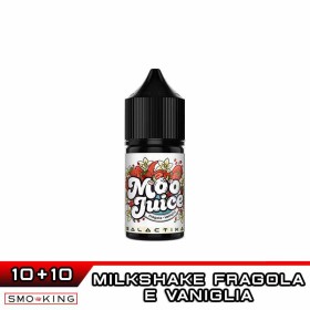 MOO JUICE FRAGOLA E VANIGLIA Mini Shot 10+10 ml GALACTIKA Milkshake Vaniglia Fragola