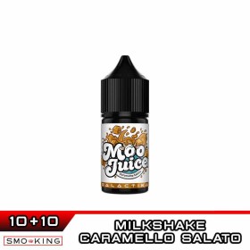 MOO JUICE CARAMELLO SALATO Mini Shot 10+10 ml GALACTIKA Milkshake Arachidi Caramello