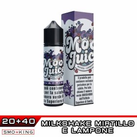 MOO JUICE MIRTILLO E LAMPONE Aroma Shot 20 ml GALACTIKA Milkshake Lampone Mirtillo