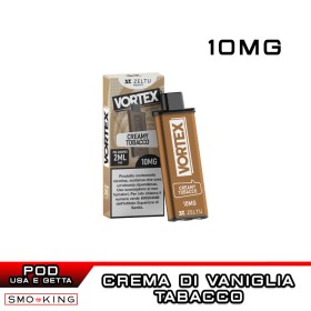 VORTEX CREAMY TOBACCO Zeltu X3 POD USA E GETTA - ZELTU