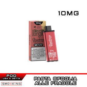 GP STRAWBERRY PUFF PASTRY TART ZELTU X3 Pod Usa e Getta ZELTU VAPES 1 Pezzo Pasta Sfoglia Fragola