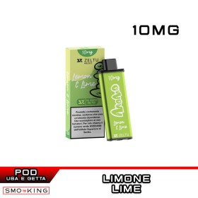 LEMON AND LIME MINT ZELTU X3 DISPOSABLE POD 600 Puffs - ZELTU VAPES