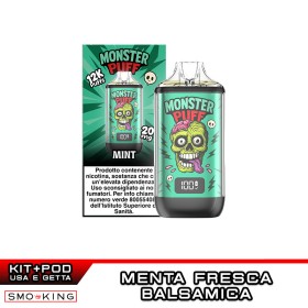 Monster Puff Kit 1000mAh MINT | 20mg 10ml - Smo-King