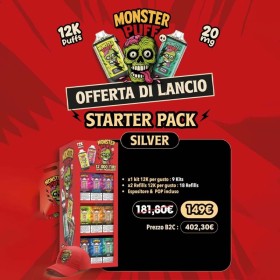 MONSTER PUFF Starter Pack SILVER