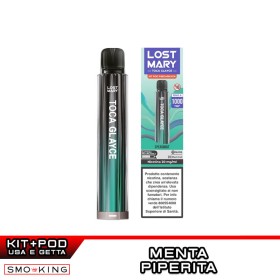 Lost Mary GLAYCE Kit Batteria Ricaricabile 500mAh LIGHT BLUE + Pod SPEARMINT Elfbar