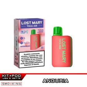 Lost Mary TOCA AIR PRO Kit Batteria Ricaricabile 750mAh RED + Pod WATERMELON Elfbar