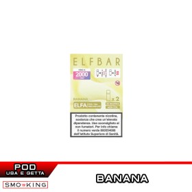 ELFA Banana Pod Usa e Getta Elfbar 2 Pezzi Banana