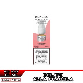 STRAWBERRY ICE CREAM Liquido Pronto Nicotina 10 ml Elfliq by ElfBar Mirtillo Lampone