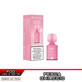 JUICY PEACH Pura P10 Pod Usa e Getta PURA 1 Pezzo