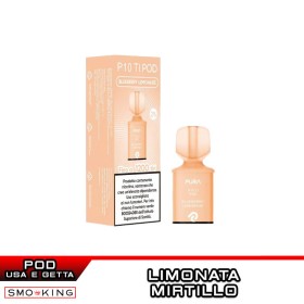 BLUEBERRY LEMONADE Pura P10 Pod Usa e Getta PURA 1 Pezzo Mora Ice