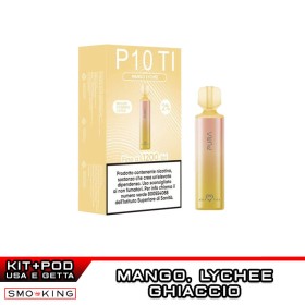 Pura P10 Pod Mango Lychee 1200Puff | Sigaretta Elettronica 600mAh