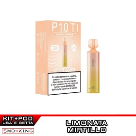 PURA P10 Kit Batteria Ricaricabile 600mAh + POD Blueberry Lemonade PURA