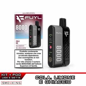 FUYL 8000 Kit COLA ICE 8000 Puffs | Dinner Lady 650mAh