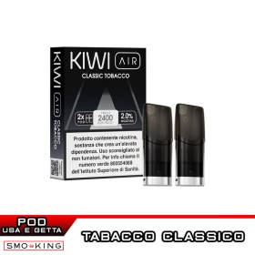 CLASSIC TOBACCO Pod Precaricate KIWI AIR 2 Pezzi Tabacco Classico