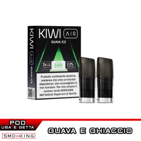 GUAVA ICE Pod Precaricate KIWI AIR 2 Pezzi Guava Ice