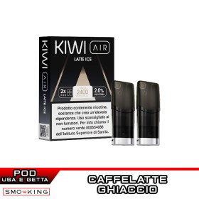 LATTE ICE Pod Precaricate KIWI AIR 2 Pezzi Caffè Latte Ice