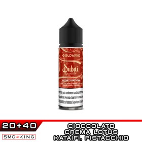 IVORY EDITION Dubai Chocolate Aroma Shot 20ml GOLDWAVE Cioccolato Crema Lotus Pistacchio Kataifi