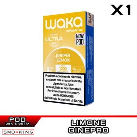 JUNIPER LEMON WAKA SoMatch Ultra POD Usa e Getta 2ml RELX 1 Pezzo Limone Ginepro
