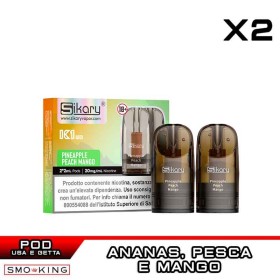 PINEAPPLE PEACH MANGO SIKARY K1 Pod 2mL | Cartuccia Usa e Getta