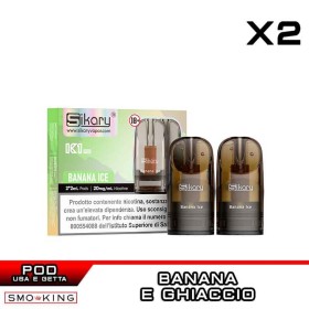 BANANA ICE SIKARY K1 Pod Usa e Getta 2ml - 2 Pezzi Banana Ghiaccio