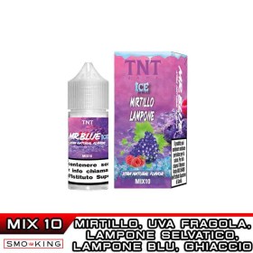 MR. BLUE Fruity ICE Mix&Vape 10+10 TNT Vape Uva Fragola Mirtillo Lampone Ice
