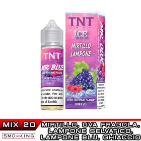 MR. BLUE Fruity ICE Mix&Vape 20 ml TNT Vape Uva Fragola Mirtillo Lampone Ice