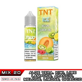 TIKKI Fruity ICE Mix&Vape 20 ml TNT Vape Limone Lime Arancia Kiwi Melone Lampone Aloe Vera Ice