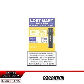 MANGO Lost Mary TOCA POD PRO Usa e Getta Elfbar 2 Pezzi Mango
