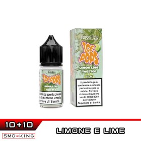 Ice Pops LEMON LIME TWISTER Mini Shot 10+10ml VAPORIFICIO Limone Cola