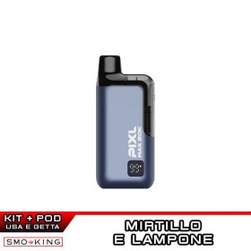PIXL MAX 20K Full Kit Blue + Pod BLUEBERRY RASPBERRY (20000 Puff) - 1 Pezzo