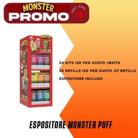 PROMO MONSTER Starter Pack Usa e Getta con Espositore