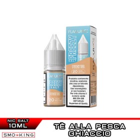 Freezy Nic Salt PEACH TEA 2% Liquido Pronto Sali di Nicotina 10ml FLAVOURAGE Te Pesca Ice