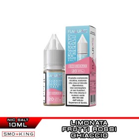 Freezy Nic Salt PINK LEMONADE 2% Liquido Pronto Sali di Nicotina 10ml FLAVOURAGE Limonata Frutti Rossi Ice