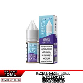 Freezy Nic Salt BLUE RAZZ LEMONADE 2% Liquido Pronto Sali di Nicotina 10ml FLAVOURAGE Limonata Lampone Blu Ice