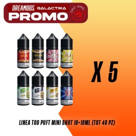 PROMO PACK TOO PUFT GALACTIKA DREAMODS - 40 MINI SHOT 10ML (5 x 8)
