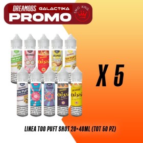 PROMO PACK TOO PUFT GALACTIKA DREAMODS - 50 SHOT 20ML (5 x 10)
