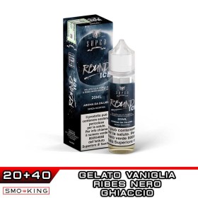 ROUND ICE Shot 20ml SUPER FLAVOR Gelato Vaniglia Ribes Nero Ice