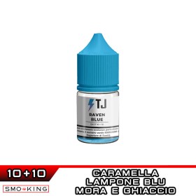 RAVEN BLUE Mini Shot 10+10 ml T-JUICE Caramella Lampone Blu Mora Ice