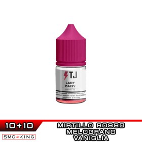 LADY DAISY Mini Shot 10+10 ml T-JUICE Mirtillo Rosso Melograno Vaniglia