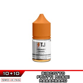 CRUMBY CRUSH Mini Shot 10+10 ml T-JUICE Biscotto Rabarbaro Frutti Rossi