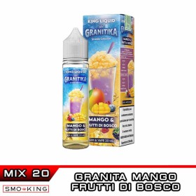 Granitika MANGO FRUTTI DI BOSCO Mix&Vape 20 ml KING LIQUID Granita Mango Frutti di Bosco Ice
